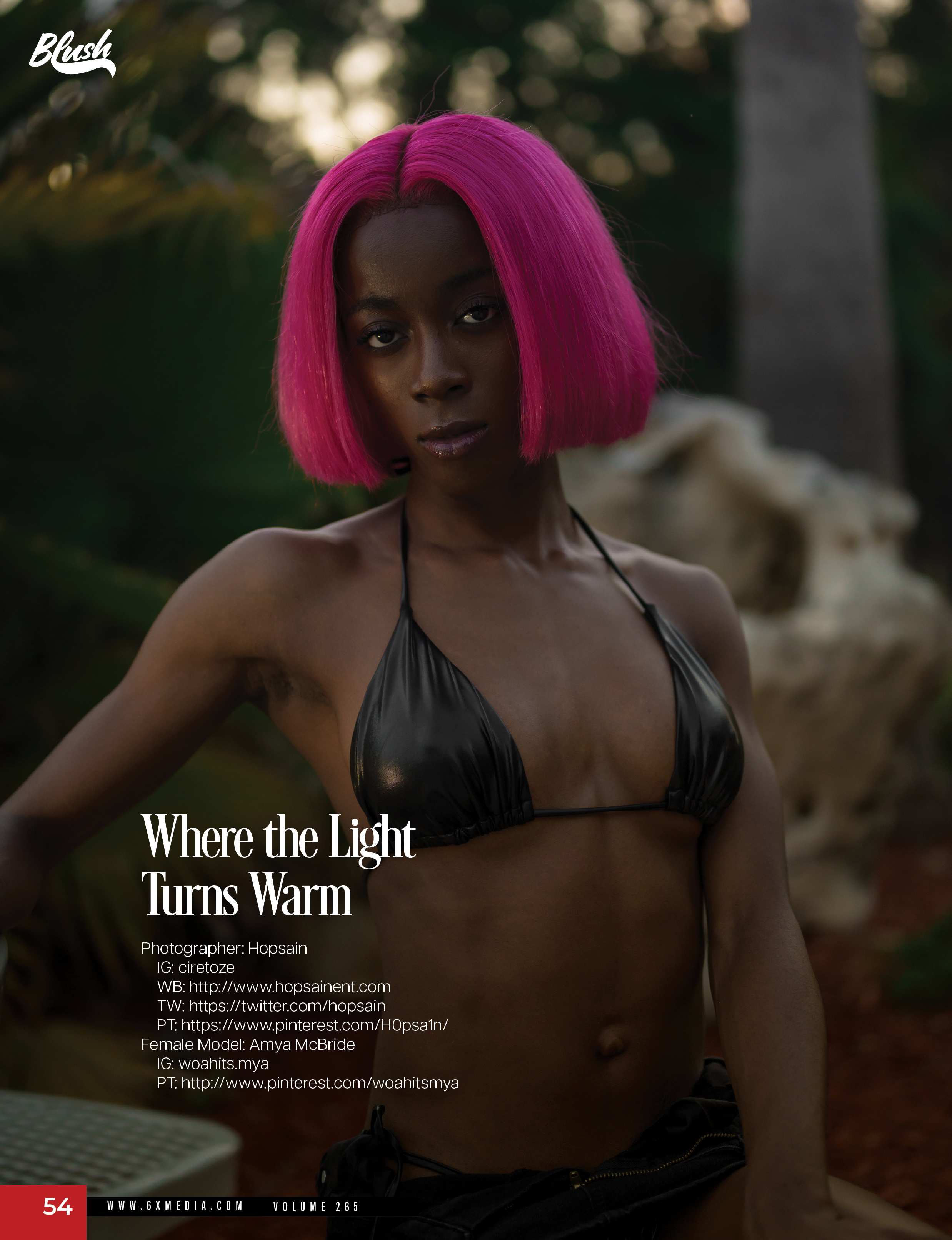 Blush Magazine feature