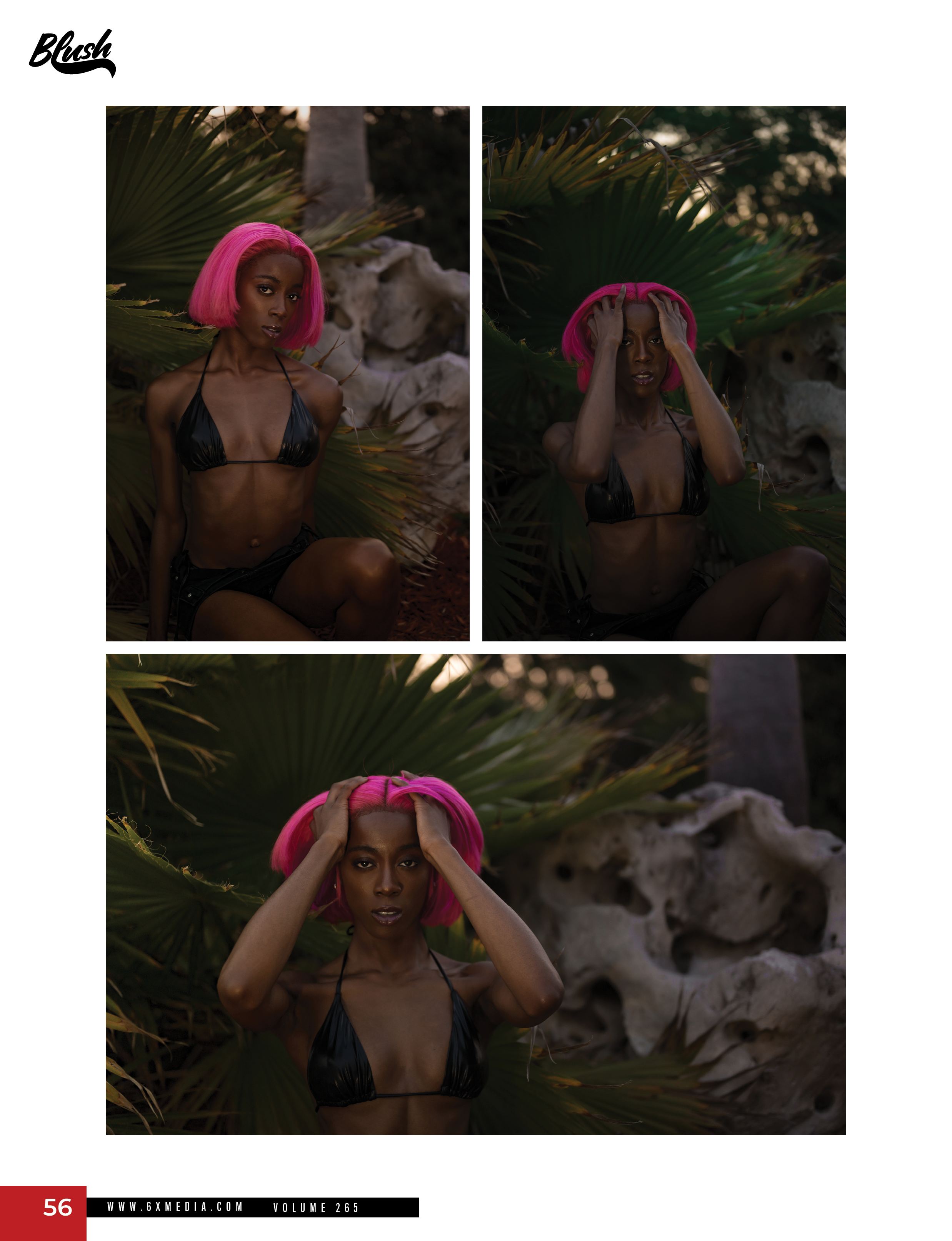 Blush Magazine spread